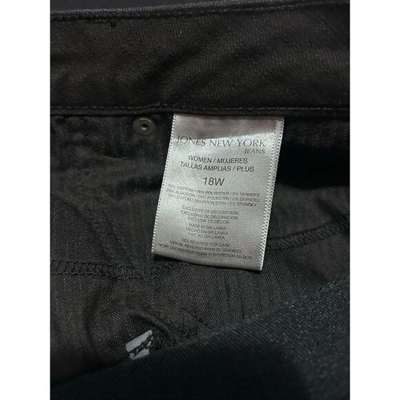 Jones New York Black Jeans Women’s Size18W Gramercy Curvy Slimming NWT - Picture 13 of 13